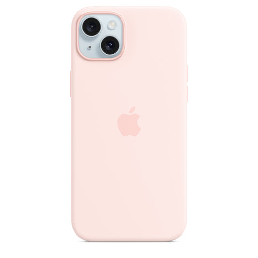 iPhone 15 Plus Silicone Rosa-claro