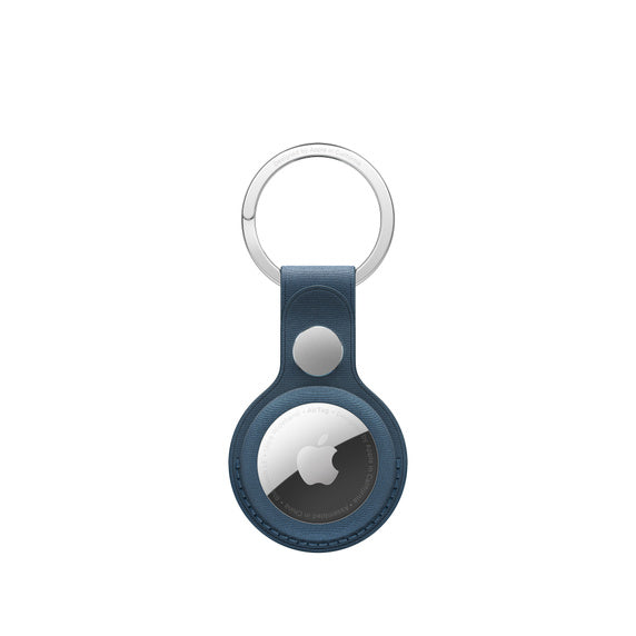AirTag FineWoven Key Ring - Azul Pacifico