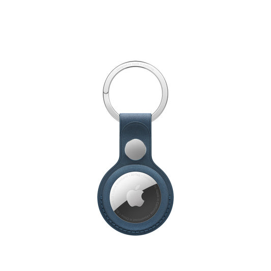 AirTag FineWoven Key Ring - Azul Pacifico