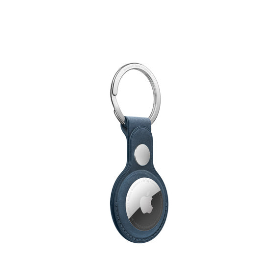 AirTag FineWoven Key Ring - Azul Pacifico