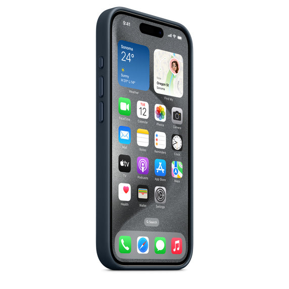 iPhone 15 Pro Max FineWoven Azul Pacifico