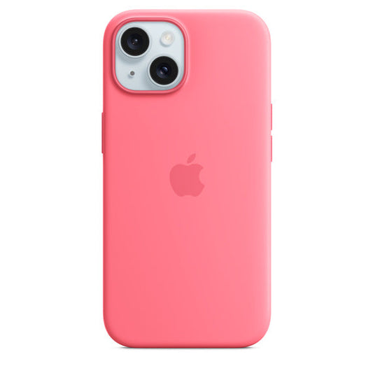 iPhone 15 Plus Silicone MagSafe Rosa