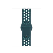 Bracelete desportiva Nike turquesa meia-noite/verde-aurora de 40 mm - Standard