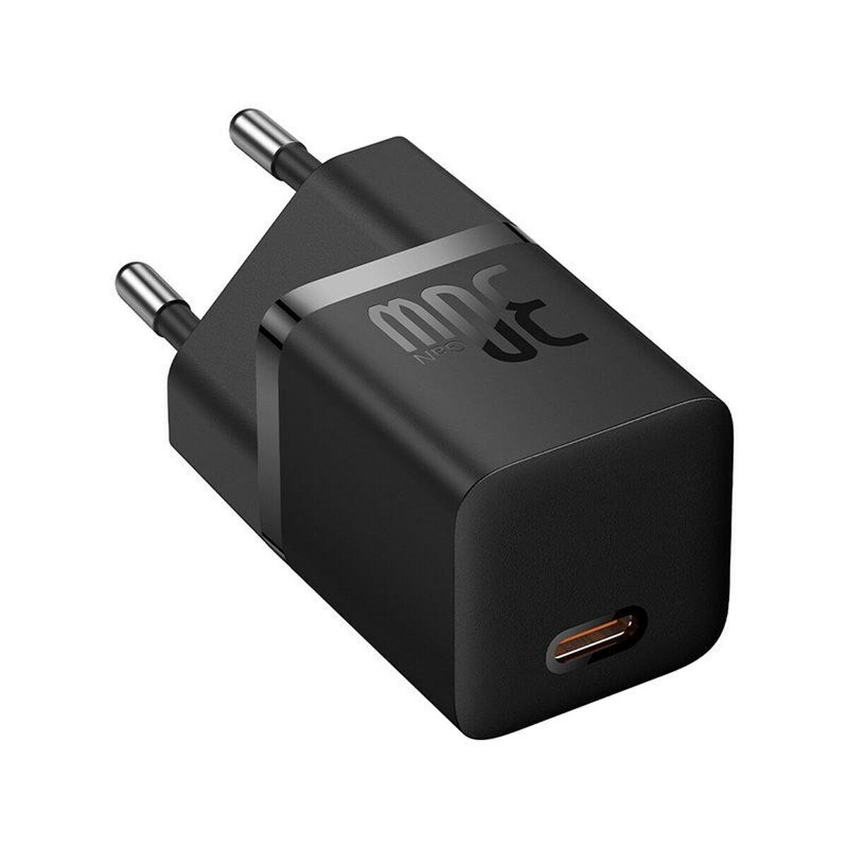 Carregador Baseus Gan5 Fast Charger(Mini) 1C 30W Eu Cluster Black