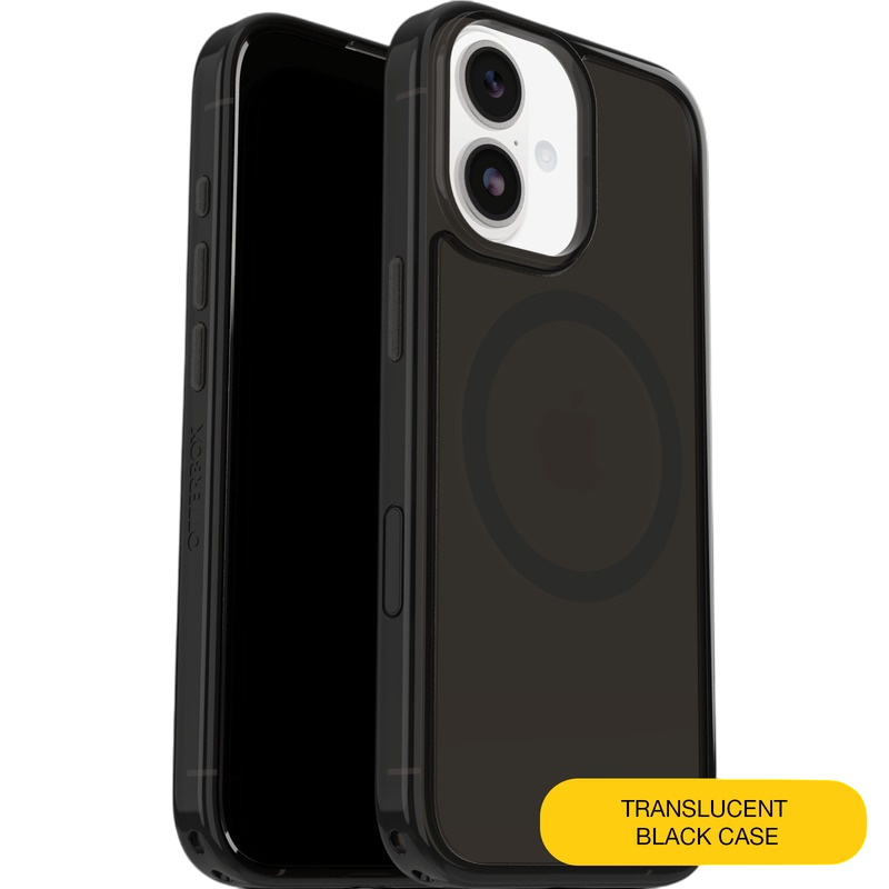OtterBox Symmetry Clear MagSafe Camera Control iPhone 17 Black Mist - black