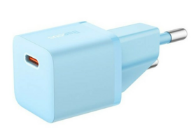 Carregador Baseus GaN5 Fast Charger (Mini) USB-C 20W Azul