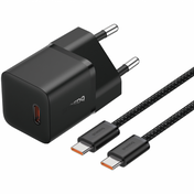 Carregador Baseus GaN5 Fast Charger (Mini) 1C 20W USB-C Preto