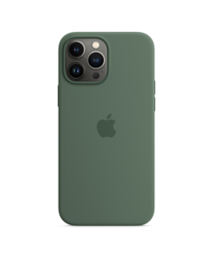 Capa Silicone iPhone 13 Pro Max (Eucalipto)