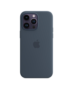 Capa Silicone MagSafe iPhone 14 Pro Max - Azul trovoada