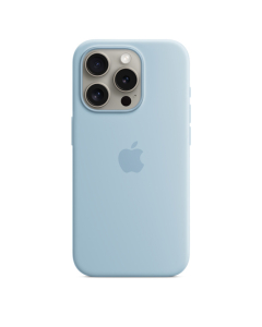 iPhone 15 Pro Silicone MagSafe Azul-claro