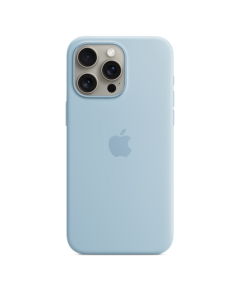 iPhone 15 Pro Max Silicone MagSafe Azul-claro